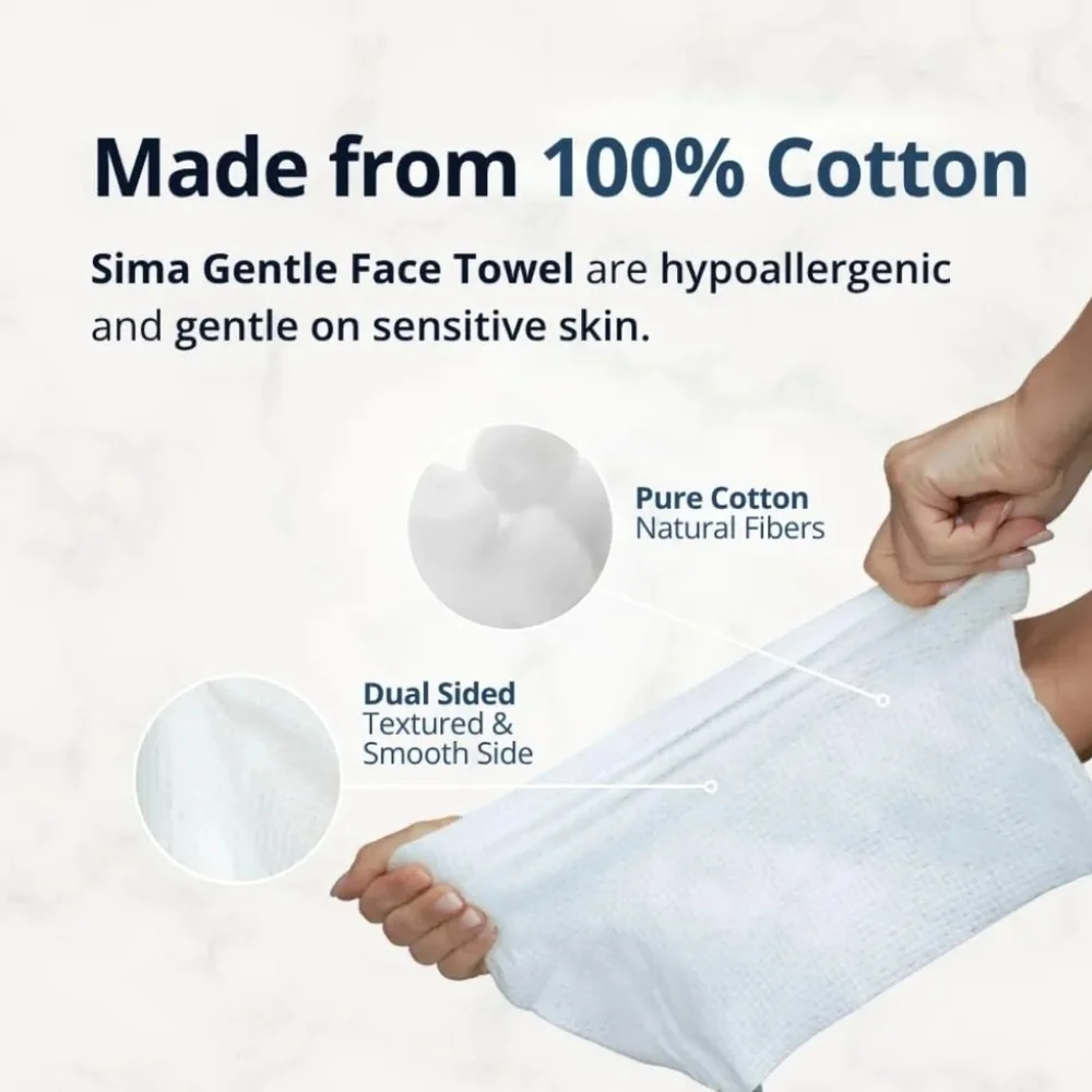 Sima Disposable Face Towels cotton 50 NEW